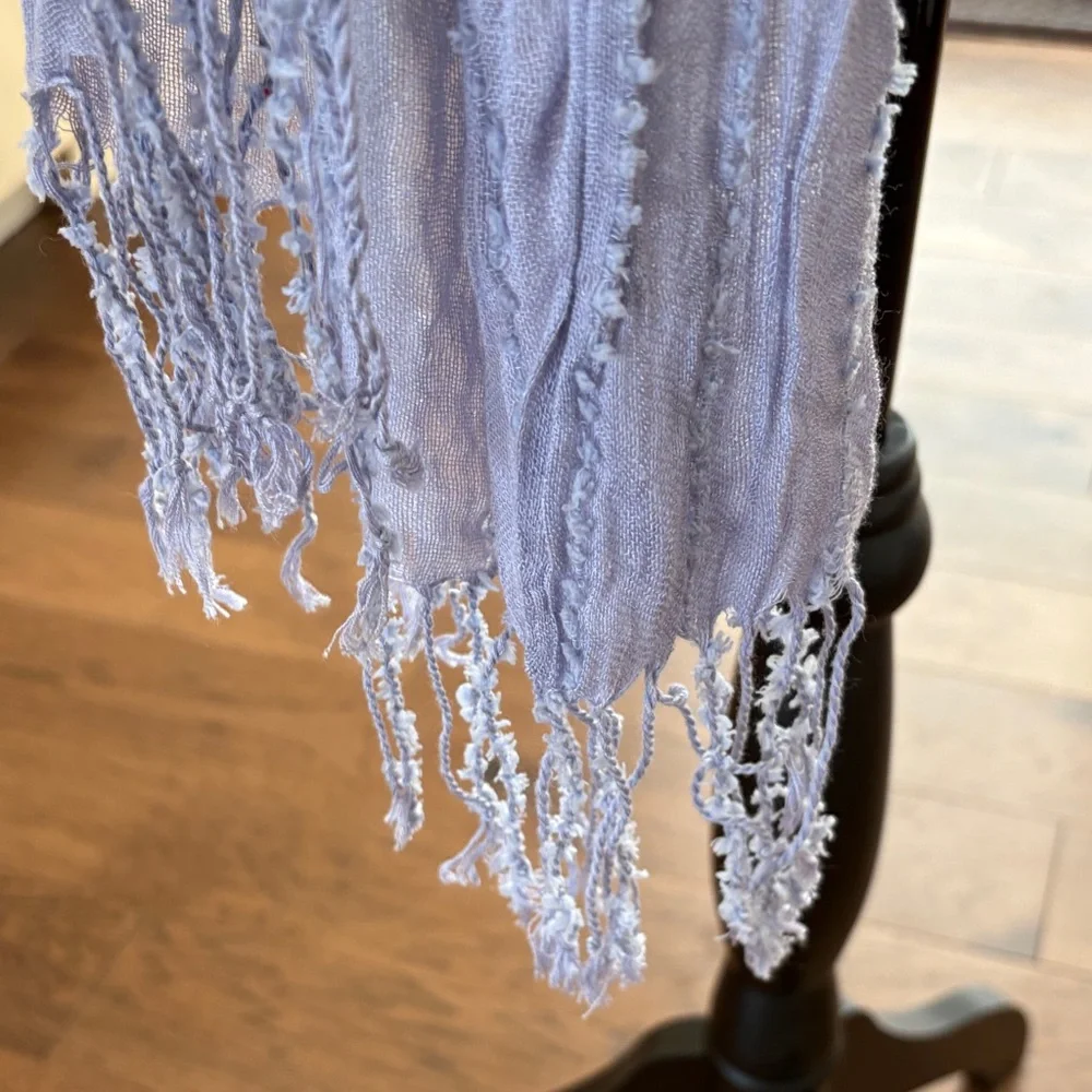 Elegant Lilac/Gray Women's Scarf